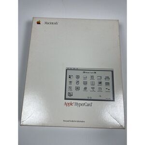McIntosh‎ Apple HyperCard 1987 COMPLETE
